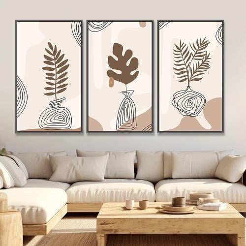 لوحات ثلاثية تصميم عصري