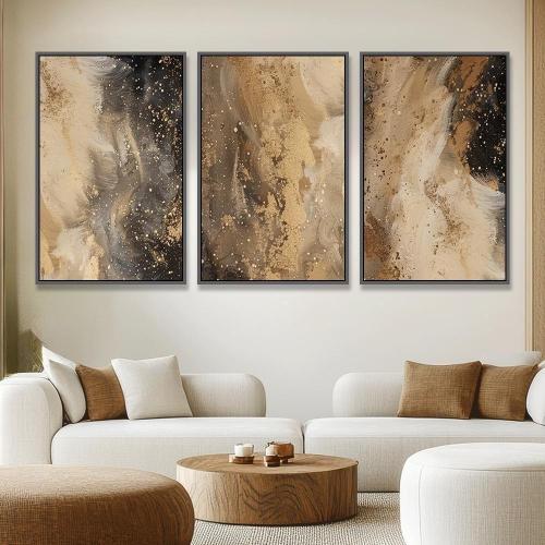 لوحات ثلاثية تصميم عصري