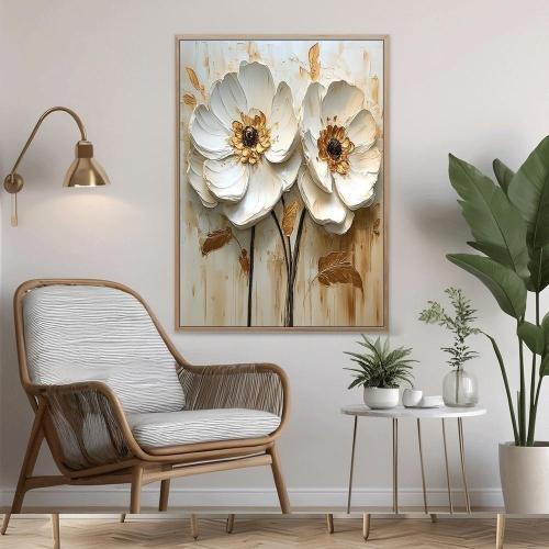 لوحات ورد واشجار تصميم عصري