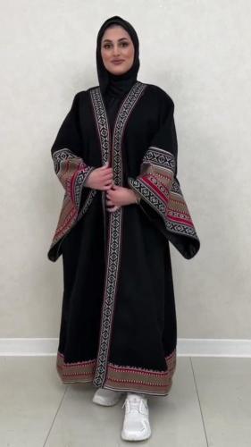 بشت جوخ نسائي مطرزه بسدو تراثي بشكل جديد