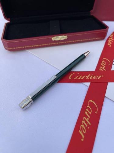 قلم رجالي كارتير اخضر فضي