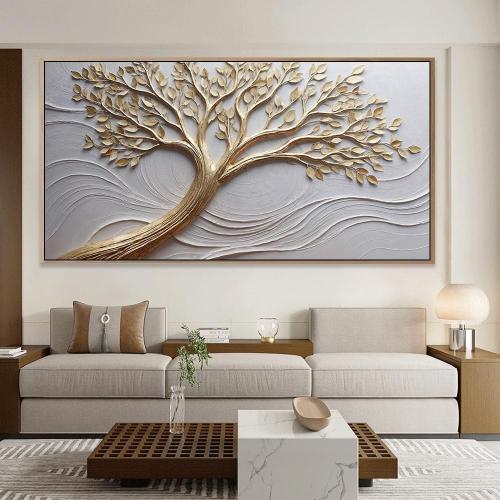 لوحات ورد واشجار تصميم عصري