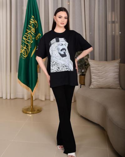 تشيرت صورة الملك عبدالعزيز- متجر شمل