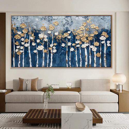 لوحات ورد واشجار تصميم عصري