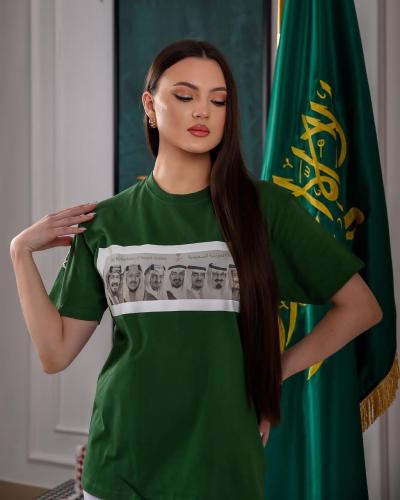 تشيرت كامنا فخرنا أخضر -متجر شمل