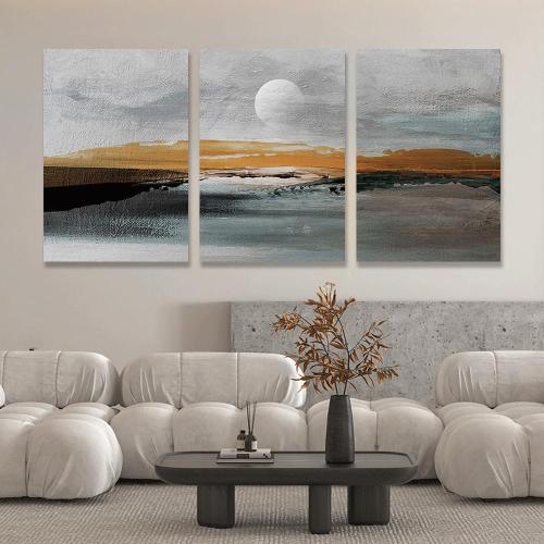 لوحات ثلاثية تصميم عصري