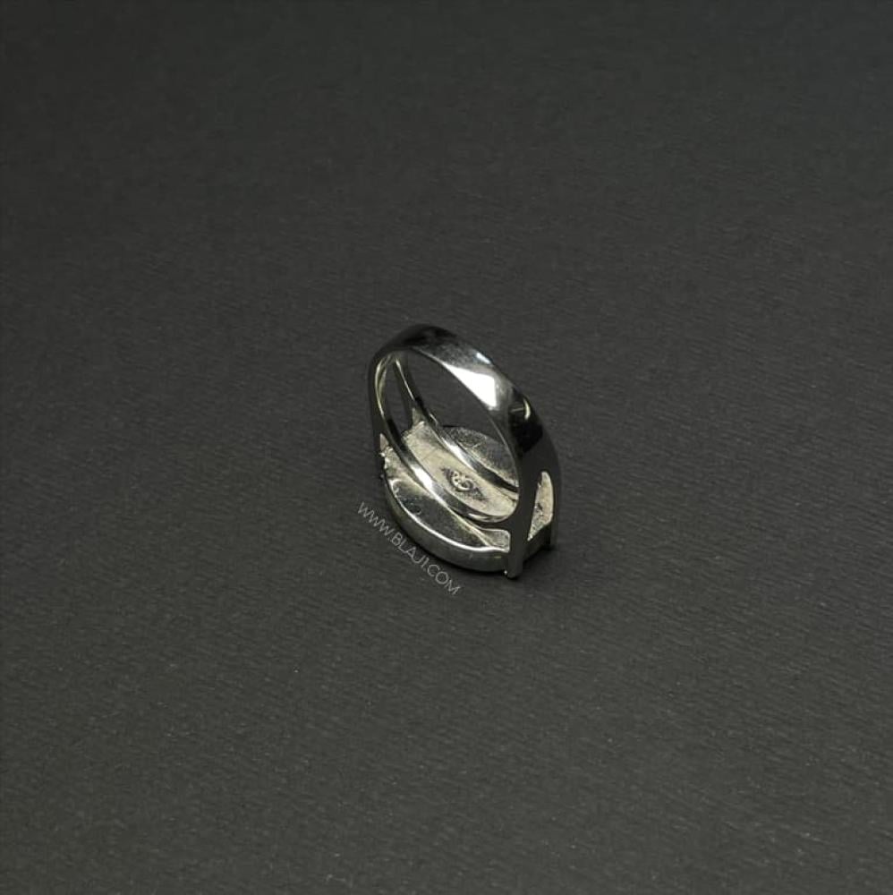 خاتم فضة رجالي فخم خاتم شنكار