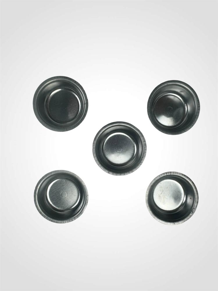 حامل فحم  ( 50 حبة ) بدون فتحات بسعر الجمله( فضي)