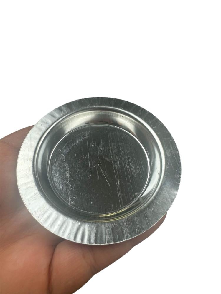 حامل فحم  ( 50 حبة ) بدون فتحات بسعر الجمله( فضي)