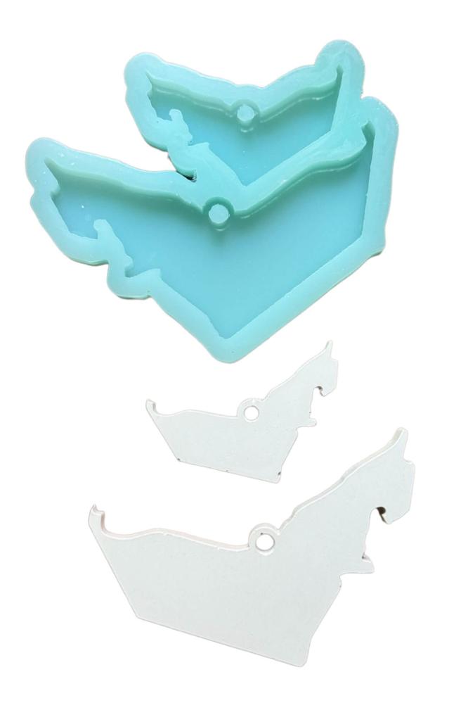 قالب سيليكون خريطة الامارات بعلاق