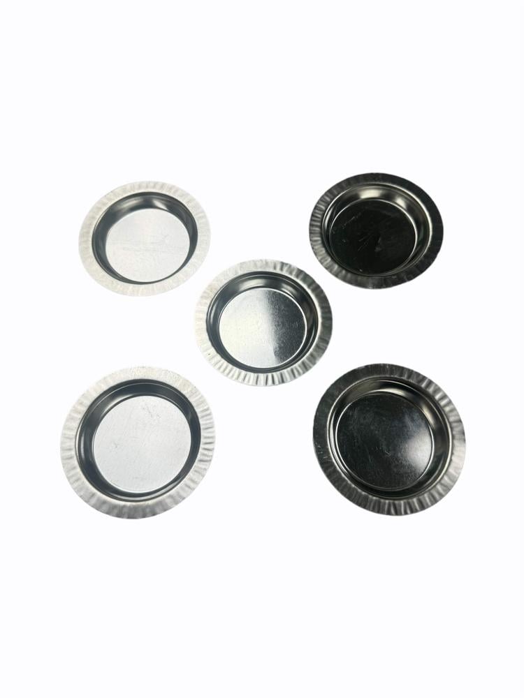 حامل فحم  ( 50 حبة ) بدون فتحات بسعر الجمله( فضي)