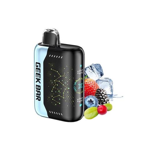 geek bar pulse egypt X disposable 5MG 25000 puff Blue Rancher Geek Bar Dual Mesh Vape Flavor:Strawberry Raspberry Cherry Ice