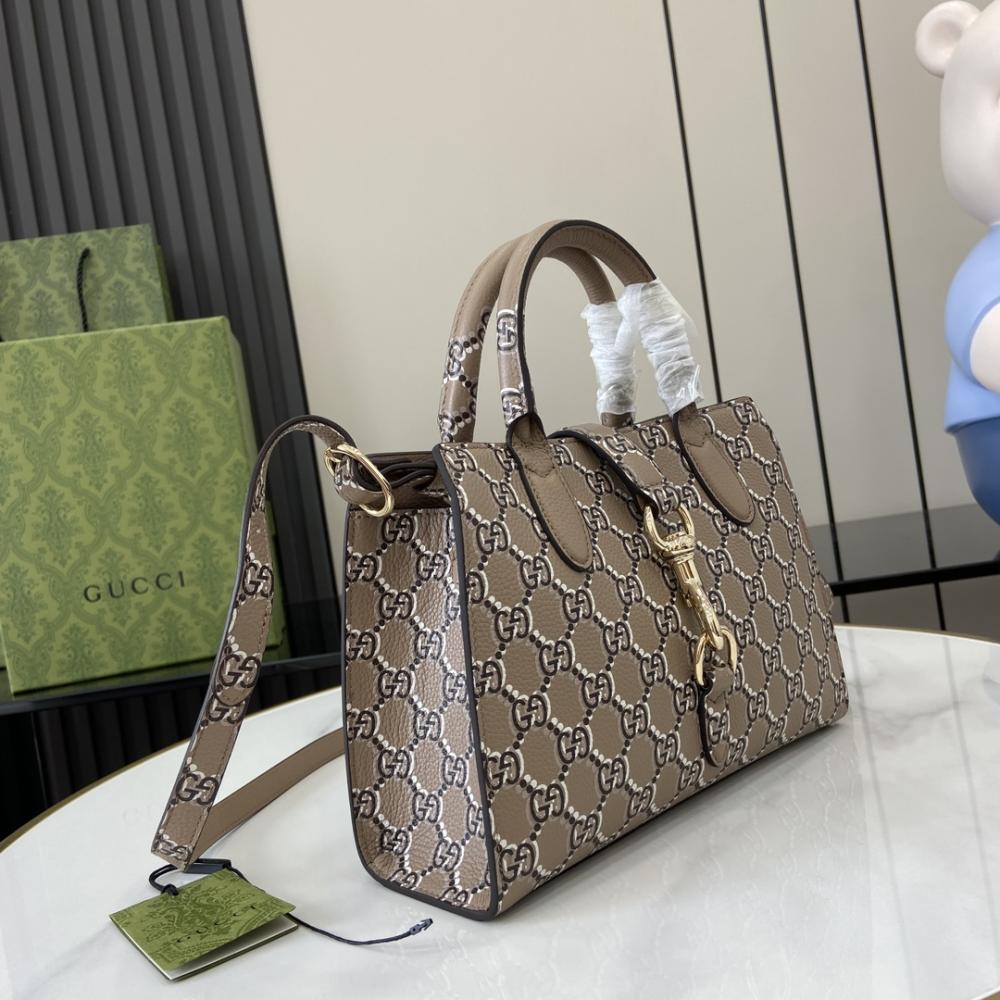 GUCCI SMALL TOTE BAG WITH HOOKCLOSURE