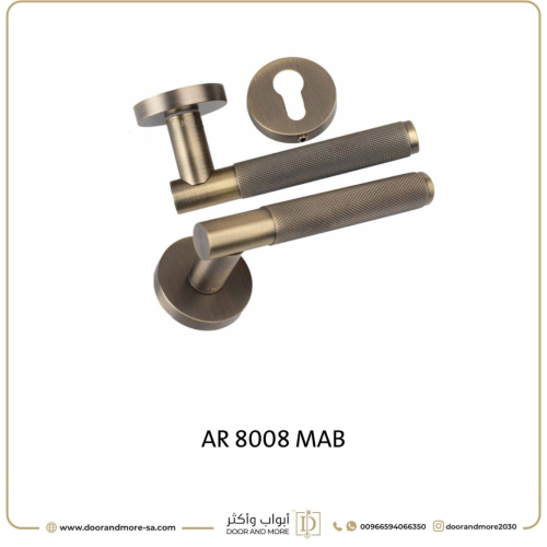 مقبض باب مفصول 8008 BIJOU لون برونز