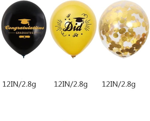 9 بالونات تخرج لاتكس - Graduation Latex Balloons (...