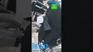 كرسي كهربائي،عرض المقعد 41 سم،سهل التخزين قابل للطي،اسود،DY01111A-41