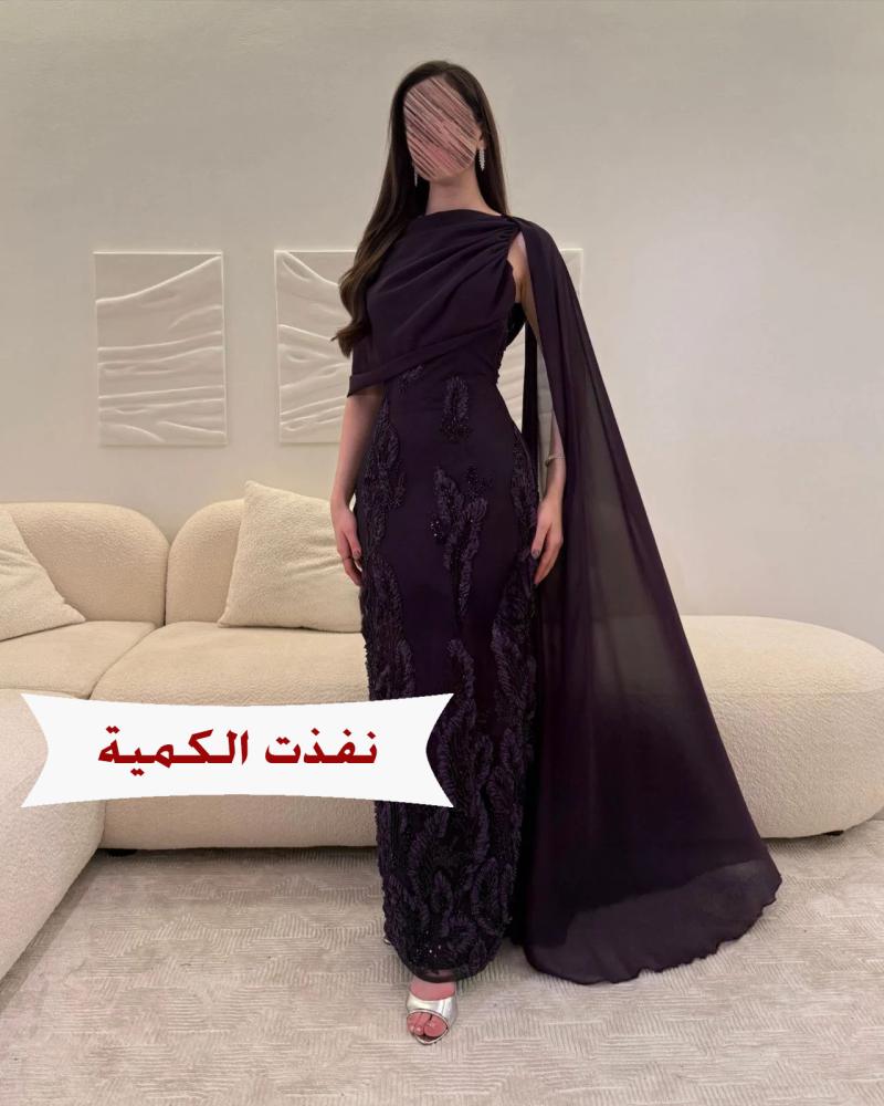 فستان سهرة شيفون مميز
