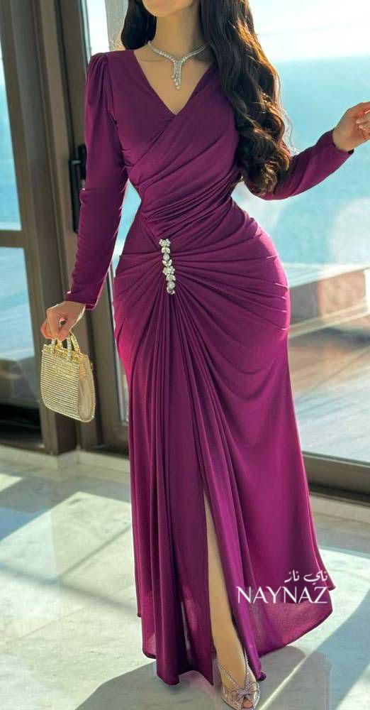 فستان سهرة ناعم
