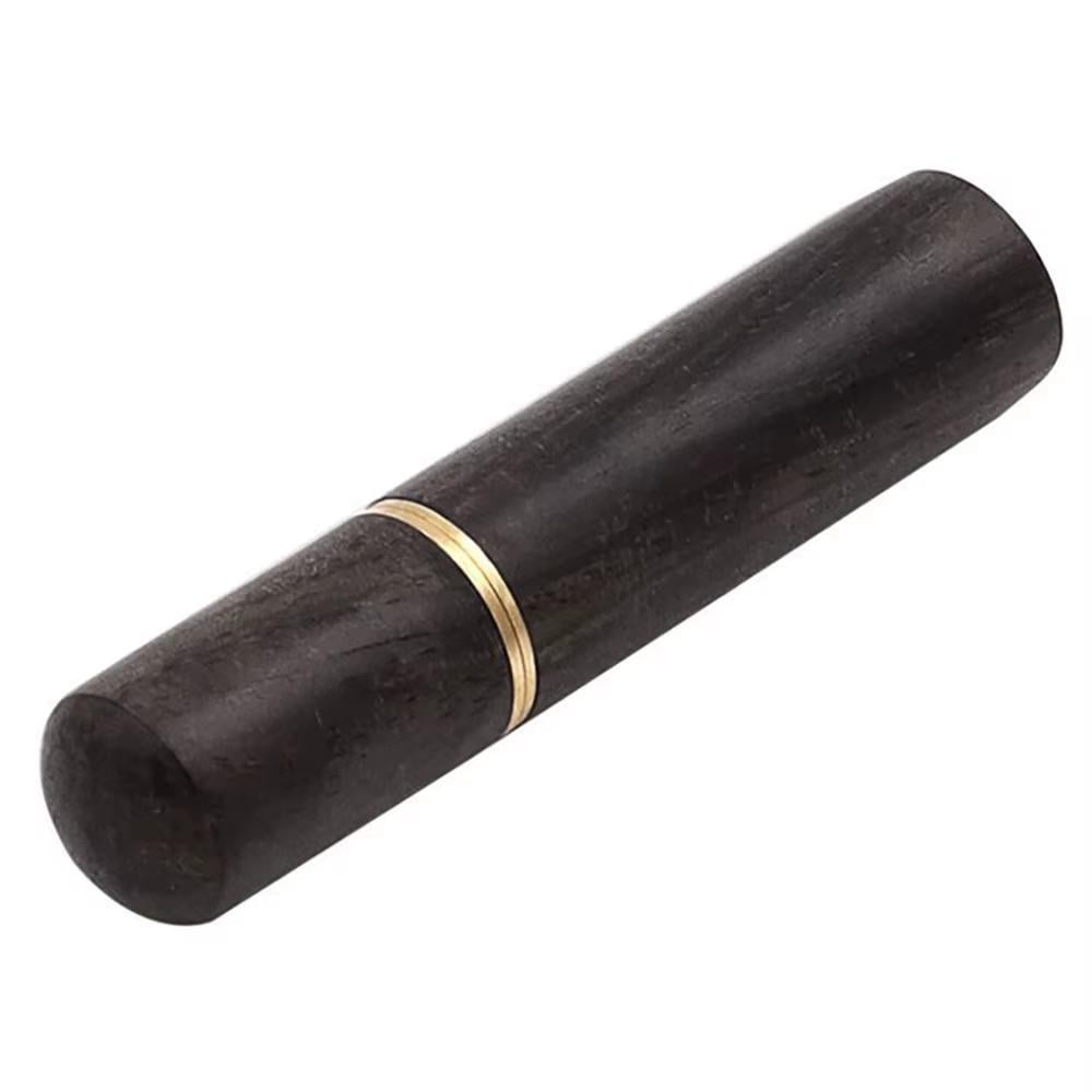 أداة توزيع مسحوق القهوة من ستانلس ستيل مع مقبض خشبي