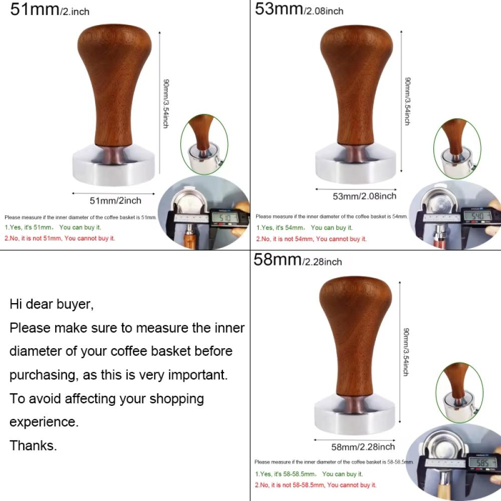 سدادة قهوة ألمنيوم احترافية لمكابس الاسبريسو