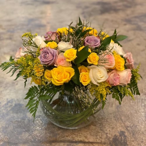 فازة ورد طبيعي N19