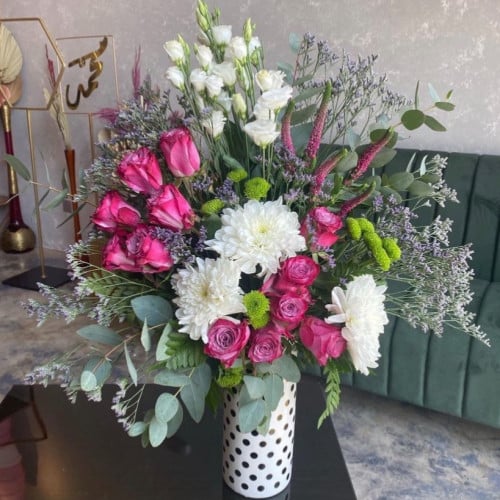 فازة ورد طبيعي N6