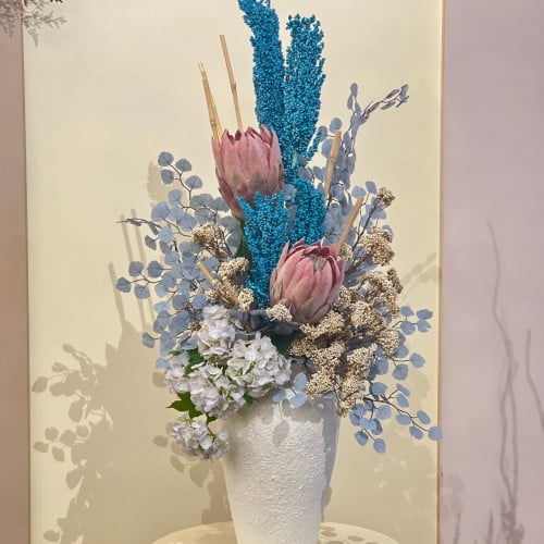 فازة ورد صناعي L18