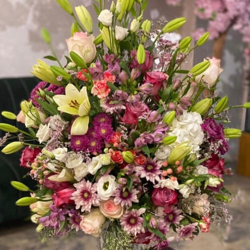 فازة ورد طبيعي N11