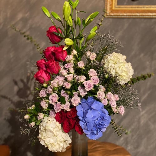 فازة ورد طبيعي N10