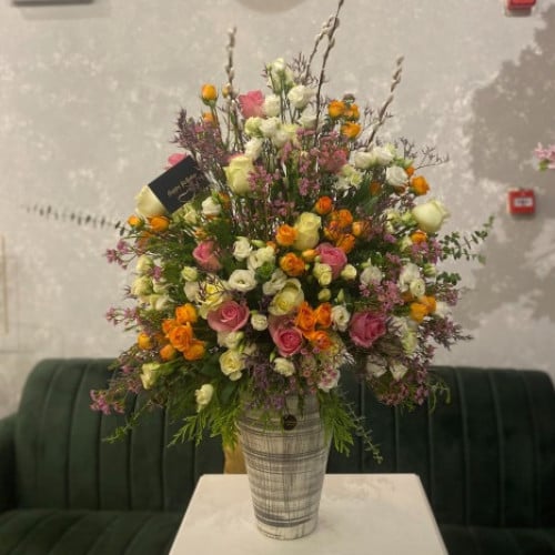 فازة ورد طبيعي N25