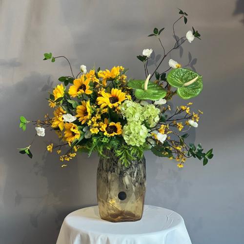 فازة ورد صناعي L28