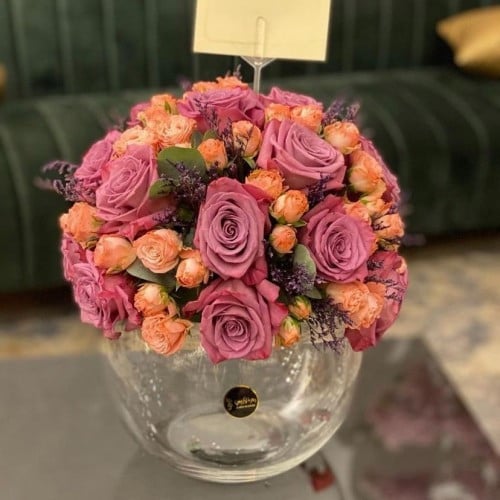 فازة ورد طبيعي N30