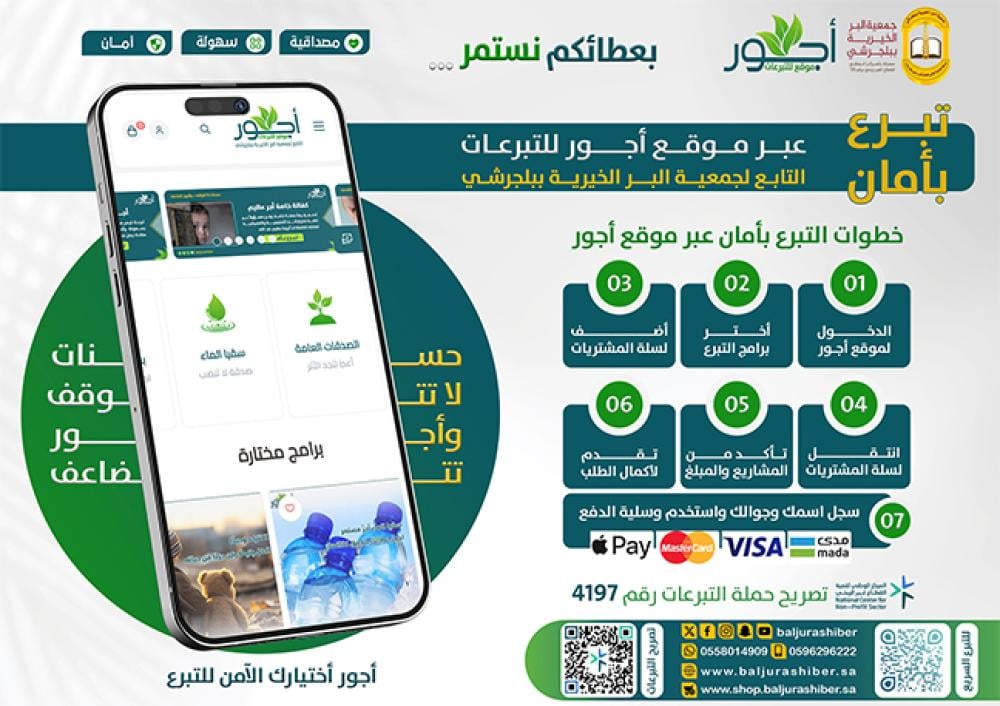 موقع أجور للتبرعات دليلك الشامل للتبرع والعمل الخيري