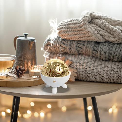 مبخرة عليها هلال رمضان ابيض