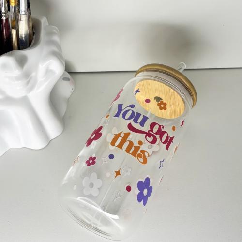 كوب قهوة زجاجي 550ml