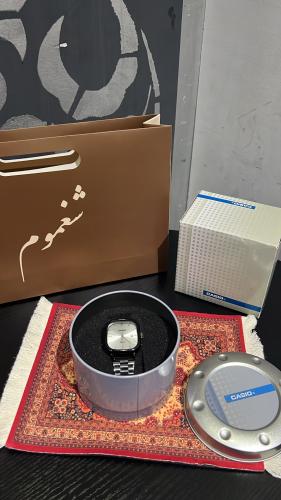 ساعة كاسيو ltp ابيض واسود