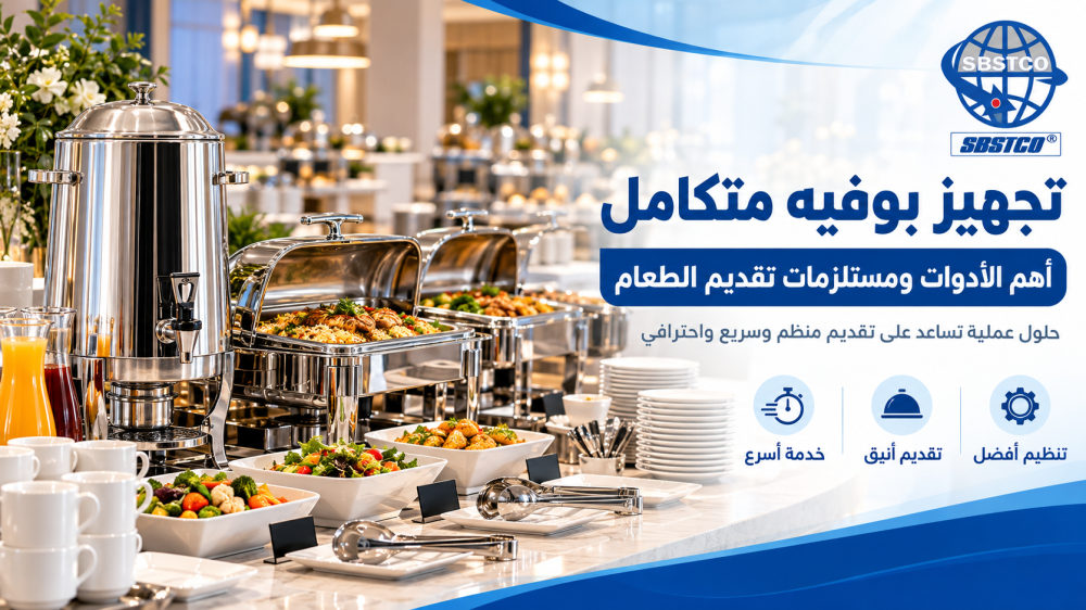 تجهيز بوفيه متكامل: أهم الأدوات ومستلزمات تقديم الطعام