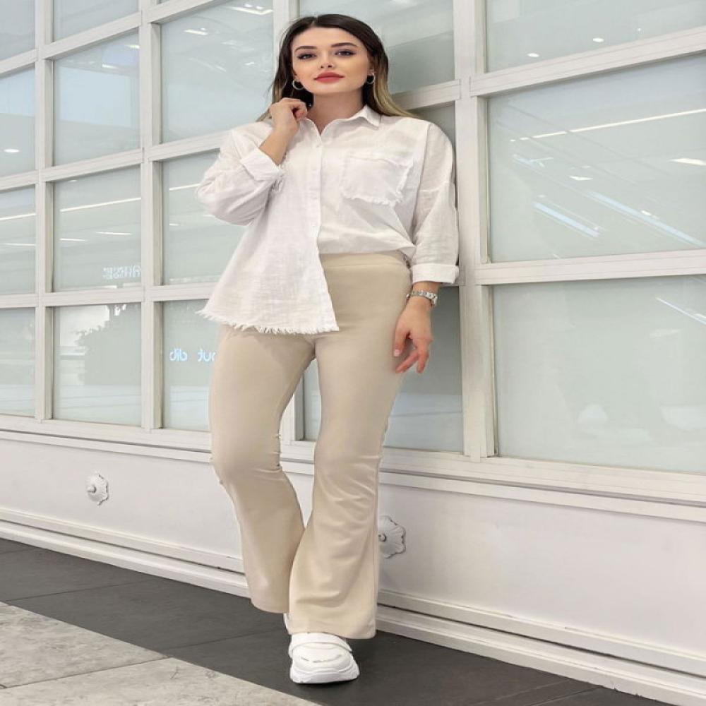 بنطلون بيج حريمي | إطلالة أنثوية عصرية وأنيقة - مستحضرات العناية بالبشرة  وملابس حريمي بأفضل الأسعار