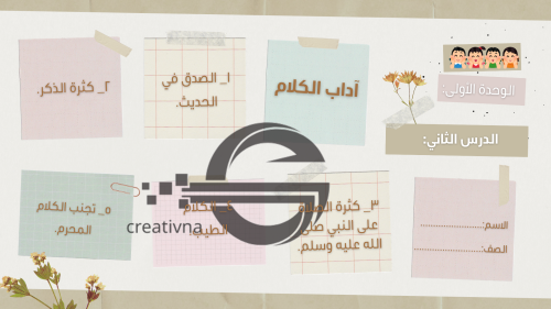 فقه ثالث آداب الكلام