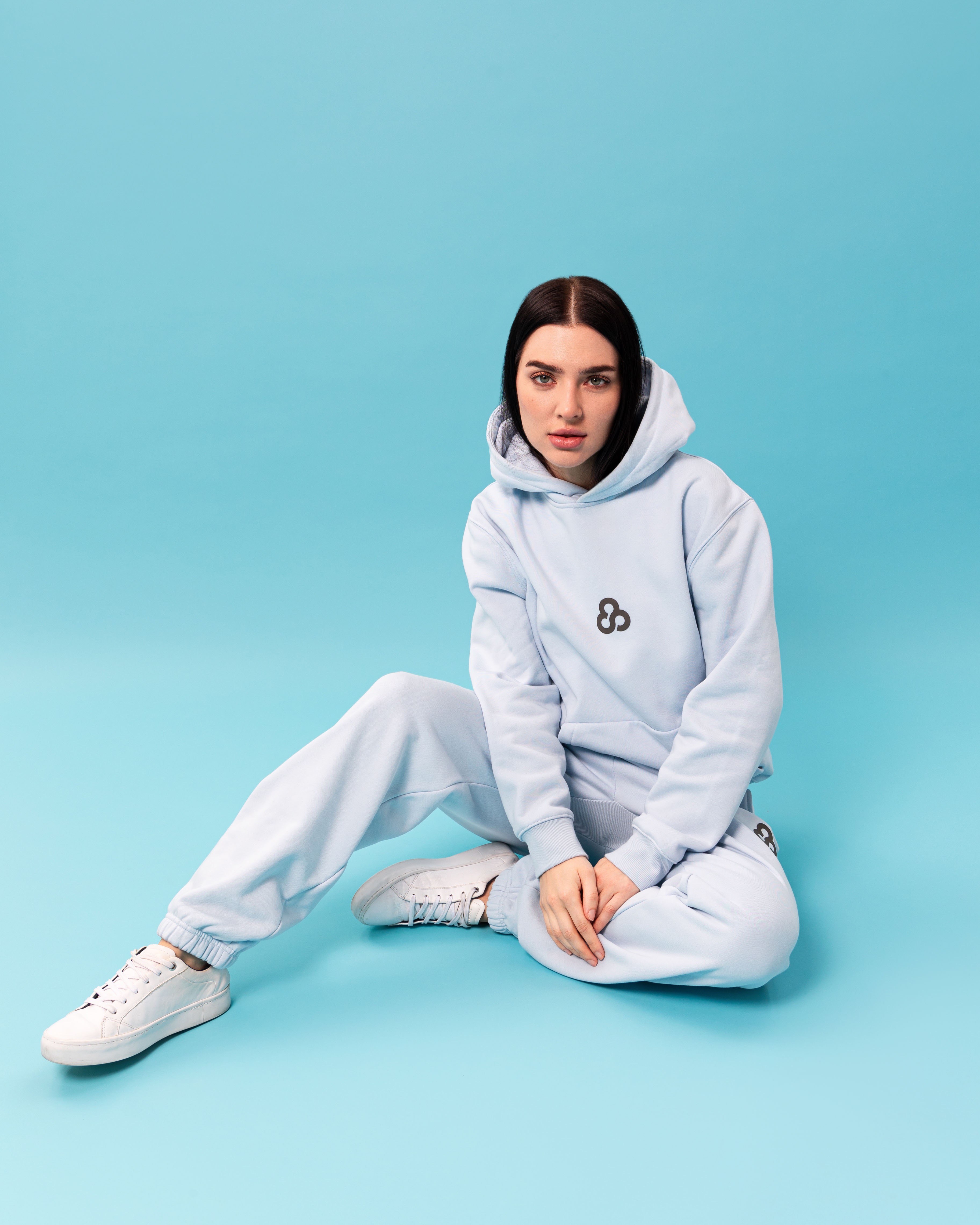 HOODIE  BABY BLUE