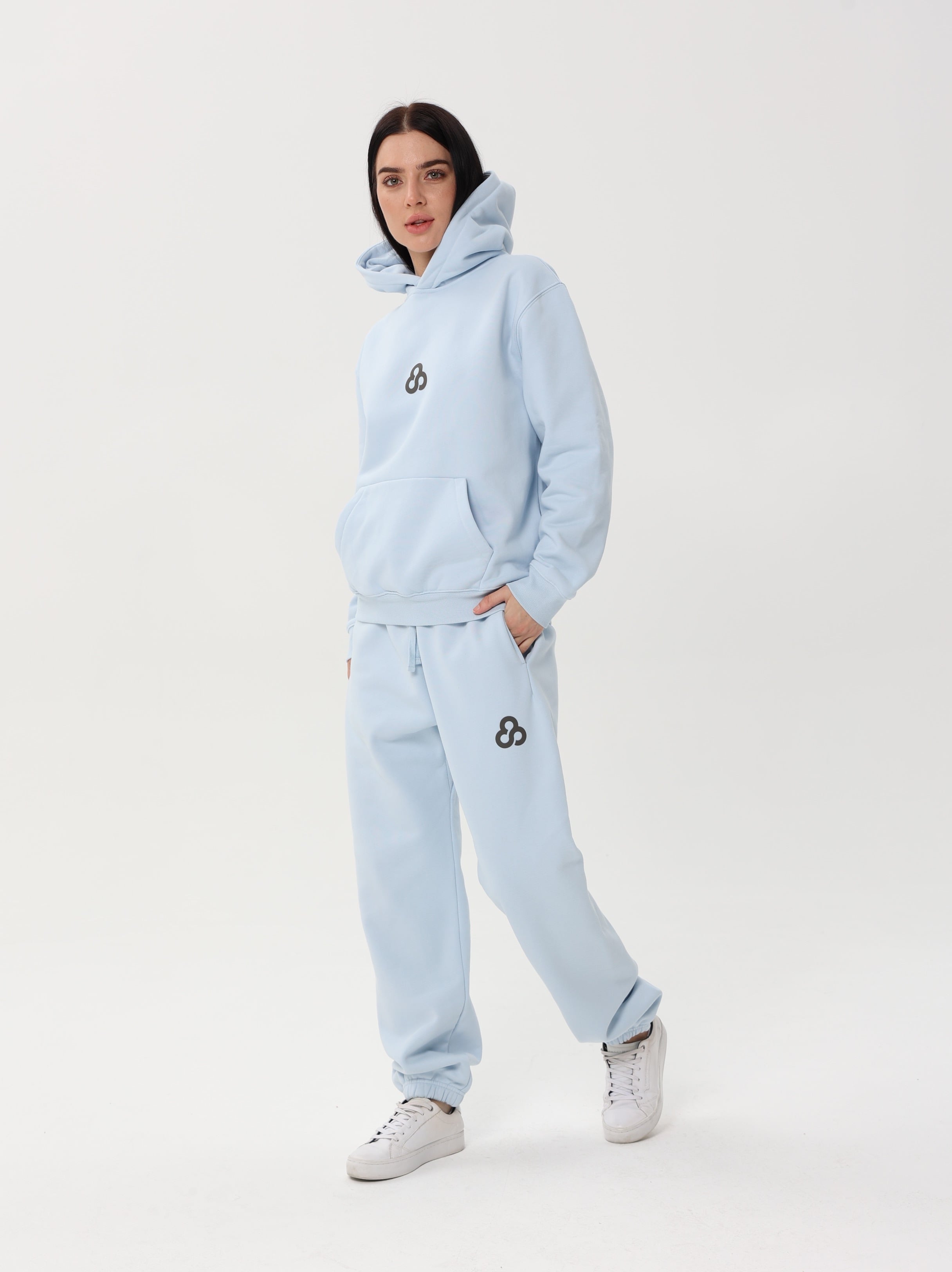 HOODIE  BABY BLUE