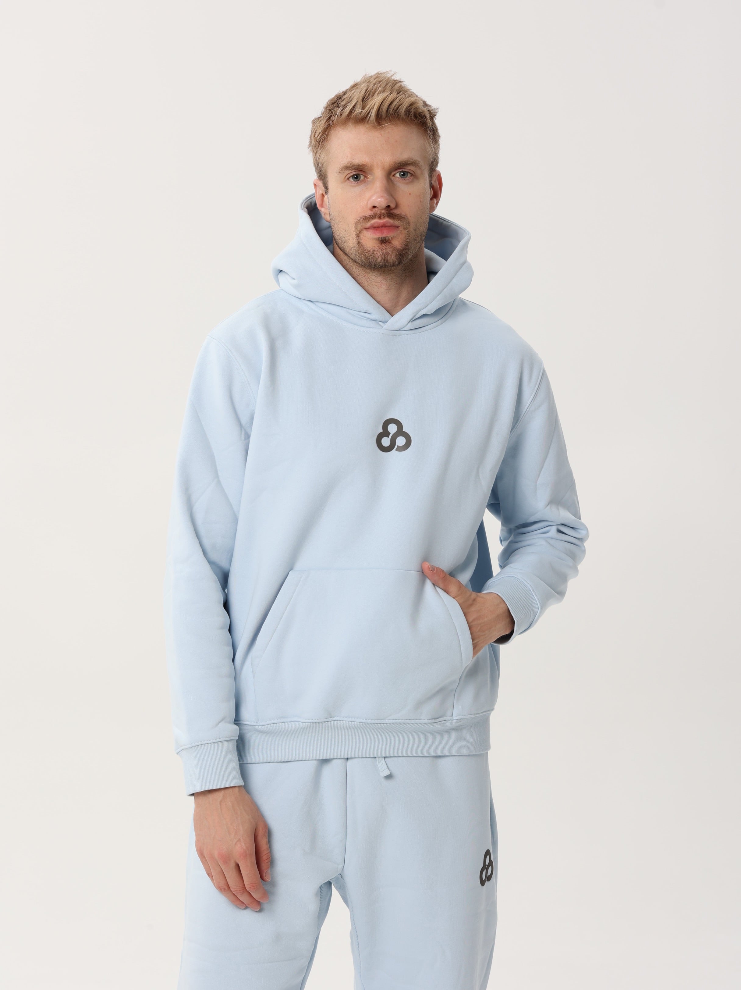 HOODIE  BABY BLUE