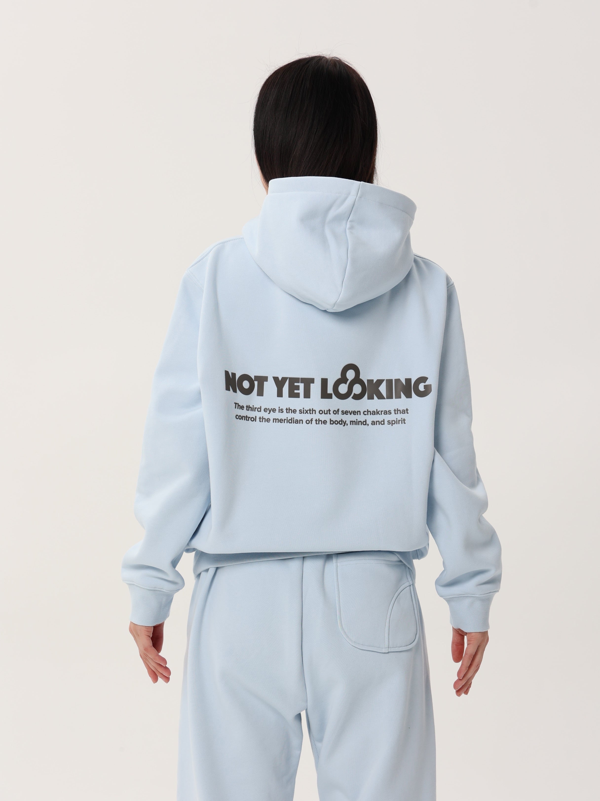 HOODIE  BABY BLUE