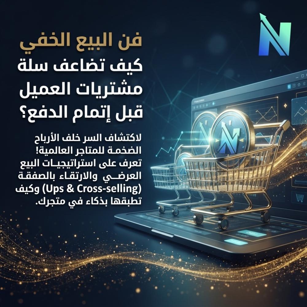 فن البيع الخفي: كيف تضاعف سلة مشتريات العميل قبل إتمام الدفع؟