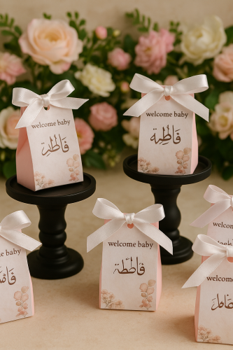 توزيعات شموع ميني 12حبه+الثيم والتغليف