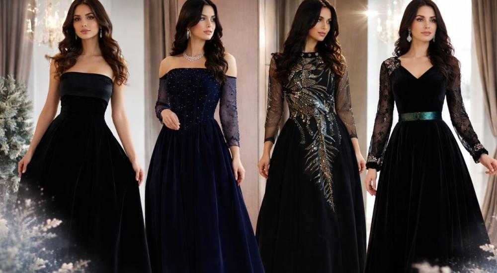 فستان شتوي أنيق