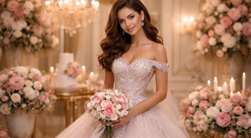 فساتين مناسبة لحفلات الخطوبة العائلية