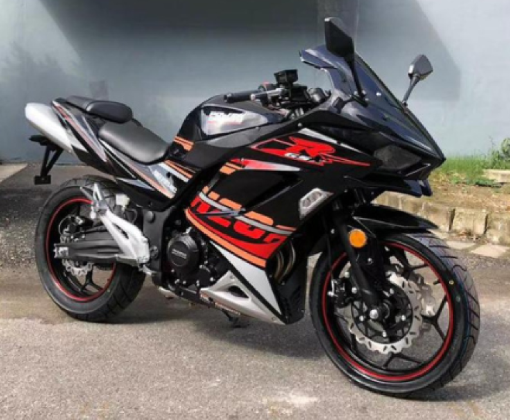 دراجة نارية 400CC من باور سبورت لون أسود 2025