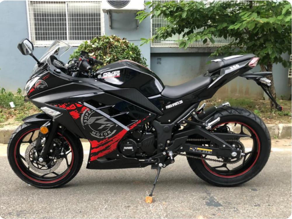 دراجة نارية ريس 250CC موديل 2026 لون اسود/احمر