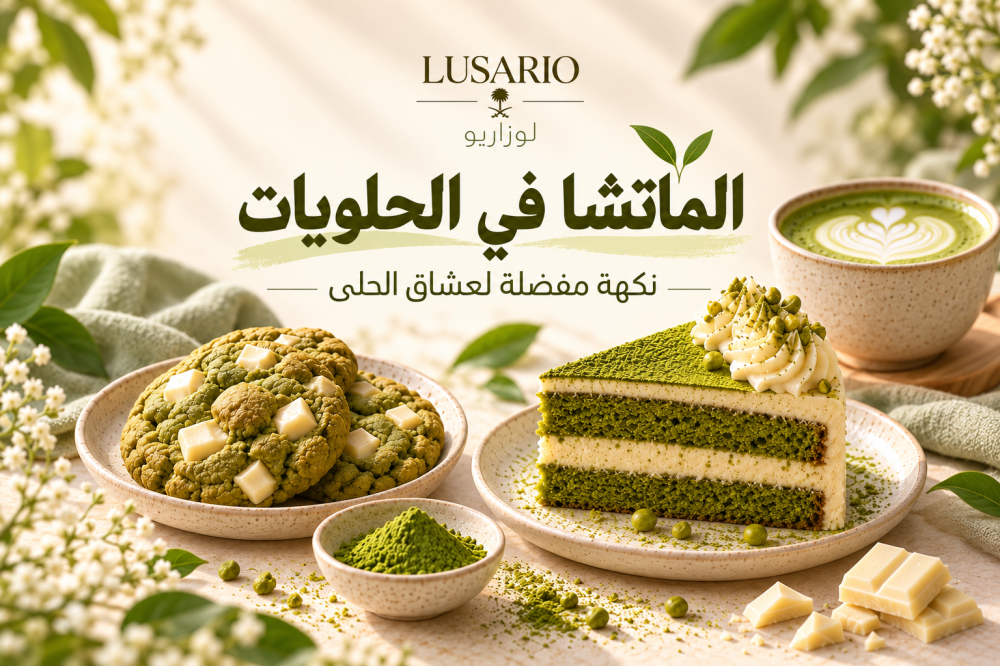 الماتشا في الحلويات: لماذا أصبحت نكهة مفضلة لعشاق الحلى؟